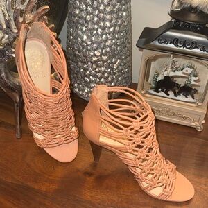 Vince Camuto Women's size 8 Brown Strappy Heels